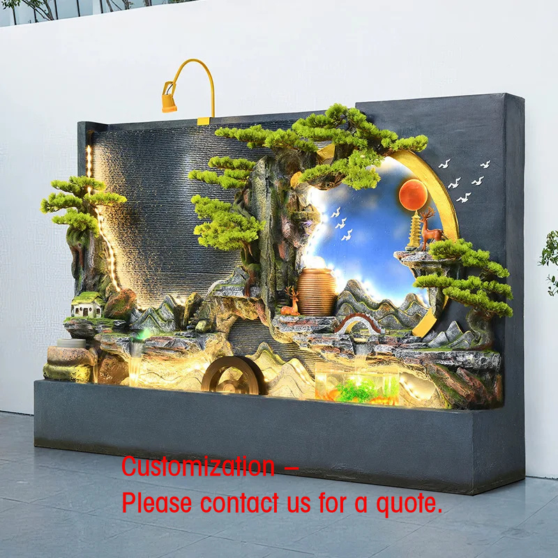 Bonsai Zen Garden Set - Ensemble de fontaines élégantes pour jardin,