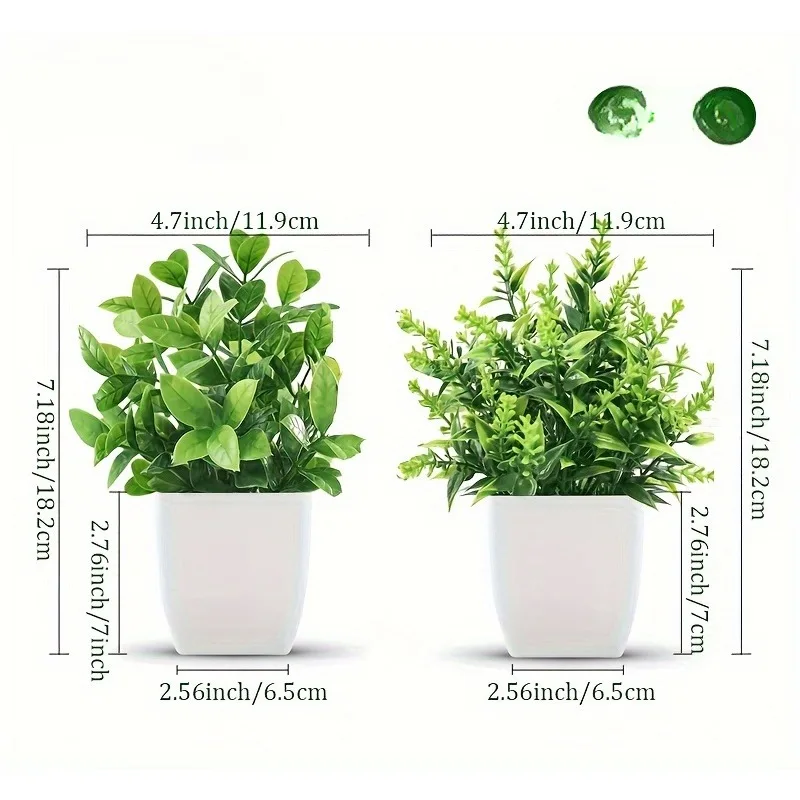 Bonsai Garden Kit - Bonsaï artificiel vert, fausse plante en