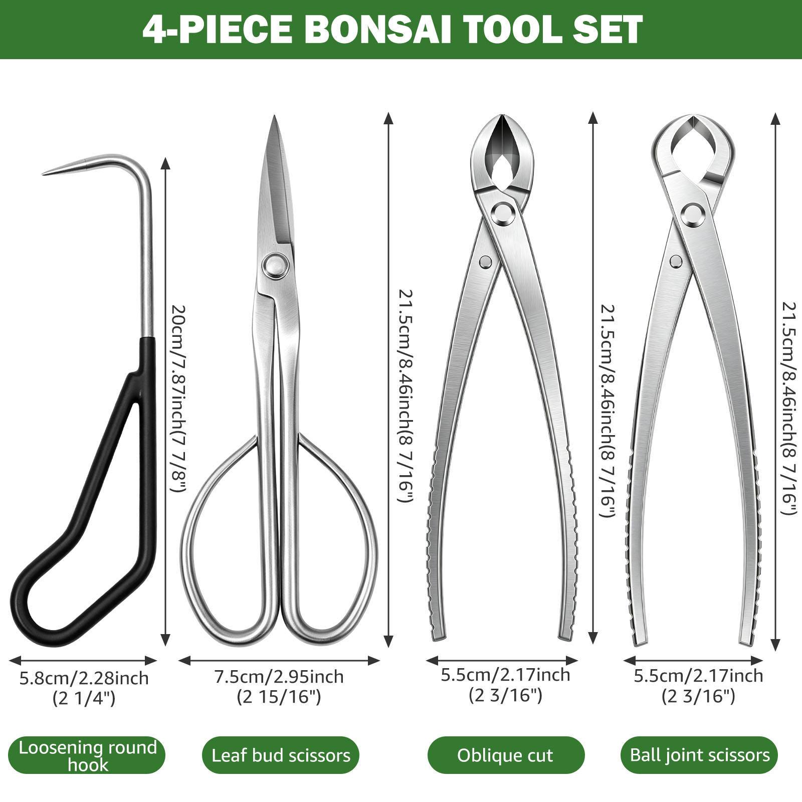 3/4 pièces, outils de jardin e - Bonsai Garden Kit avis et prix