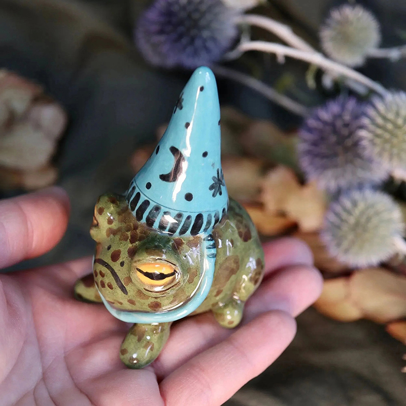 Statues de grenouille mignonne - Bonsai Garden Art avis et prix