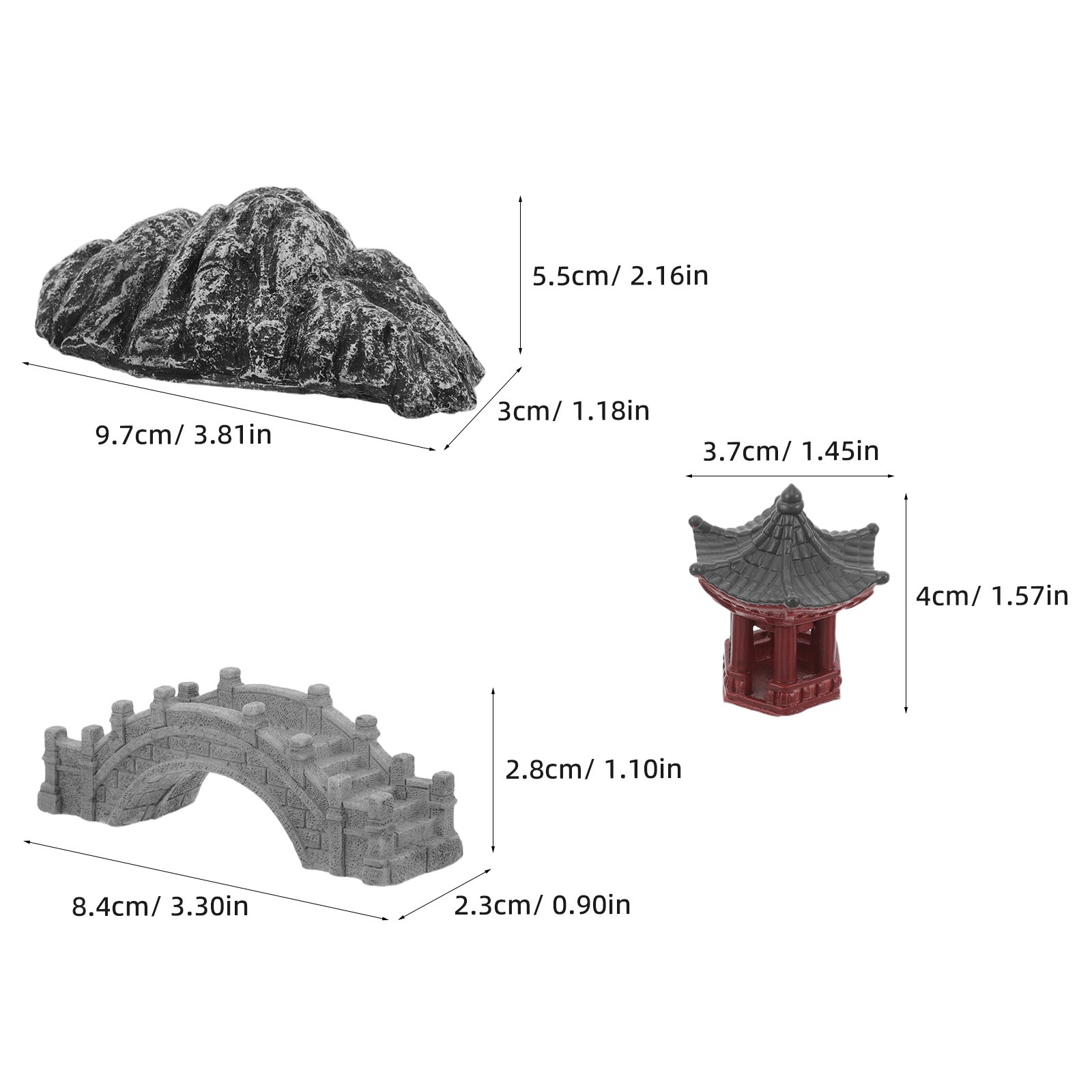 1 ensemble de petits éléments  - Bonsai Zen Garden Set avis et prix