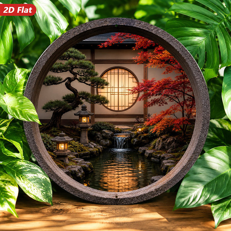 Décoration murale en métal ron - Bonsai Garden Art avis et prix